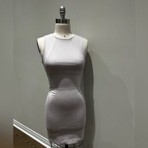 Babaton Elegant Pink Mini Dress